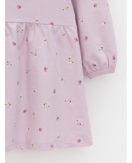 КР 5922-1/фламинго,мини розочки платье