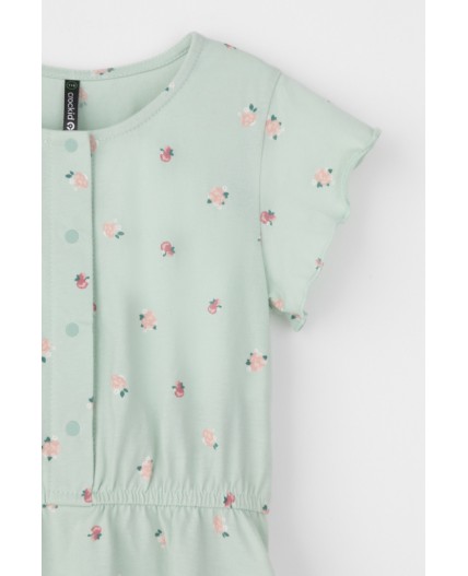 КР 5792-1/дымчатый нефрит,мини розочки платье