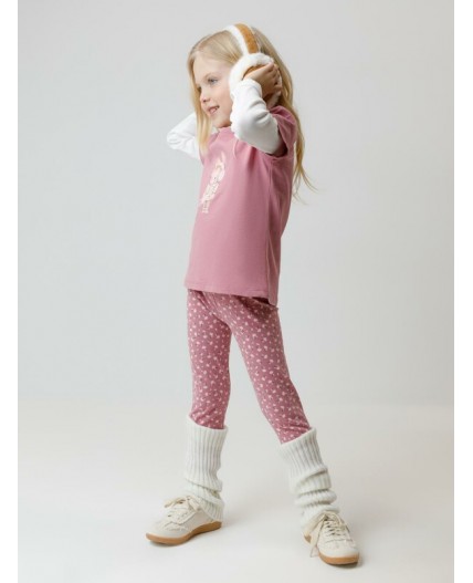 КР 4074/темно-розовый 1710 Н083 к643 брюки (лосины)