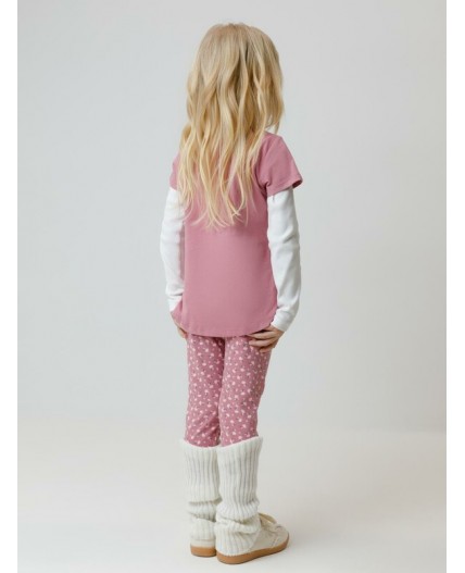 КР 4074/темно-розовый 1710 Н083 к643 брюки (лосины)