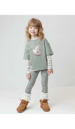 КР 4074/хаки 6206 Н070.1 к663 брюки (лосины)