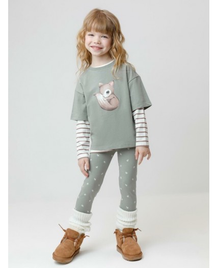 КР 4074/хаки 6206 Н070.1 к663 брюки (лосины)