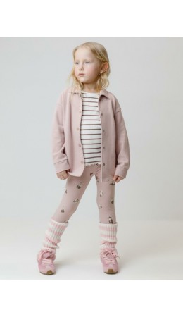 КР 4074/розовый лед,кошечки к577 брюки (лосины)