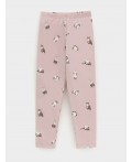КР 4074/розовый лед,кошечки к577 брюки (лосины)