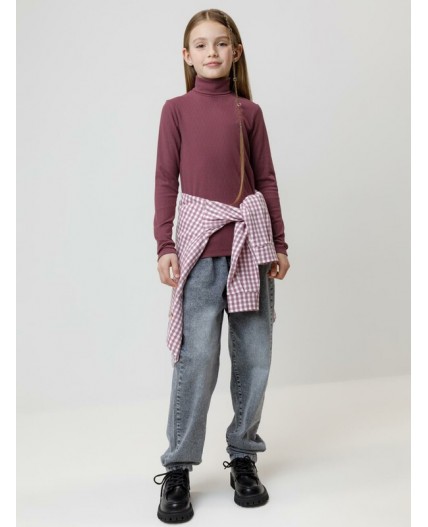 КР 302886/бордовый 1411 к653 джемпер (водолазка)