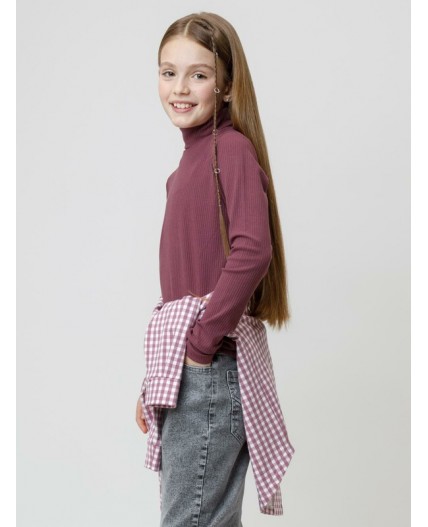 КР 302886/бордовый 1411 к653 джемпер (водолазка)