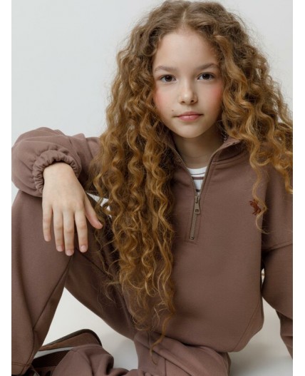 КР 302821/капучино к633 джемпер (свитшот)