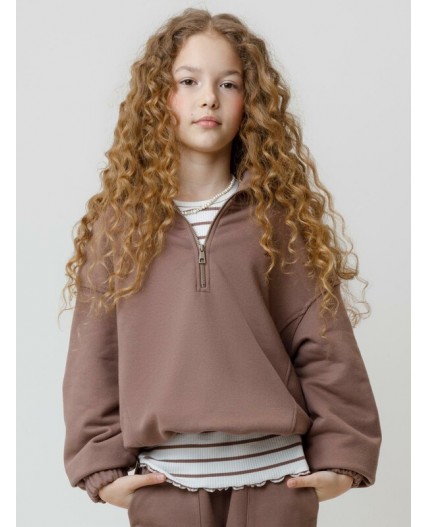 КР 302821/капучино к633 джемпер (свитшот)