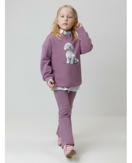 КР 302883/лиловый 3220 к649 джемпер (свитшот)