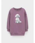КР 302883/лиловый 3220 к649 джемпер (свитшот)