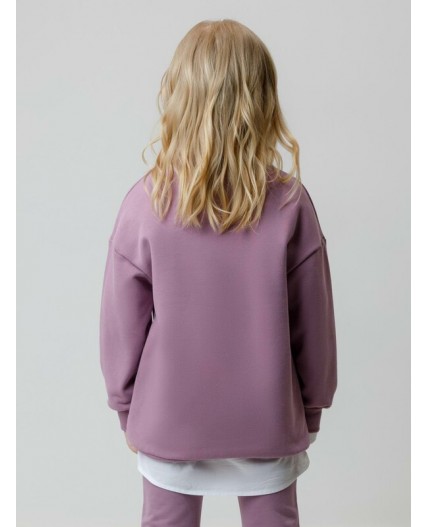 КР 302883/лиловый 3220 к649 джемпер (свитшот)