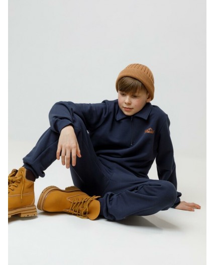 КР 302798/глубокий синий к622 джемпер (свитшот)