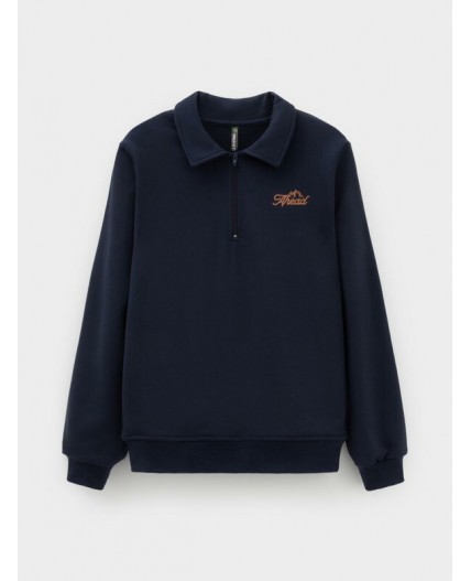 КР 302798/глубокий синий к622 джемпер (свитшот)