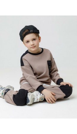 КР 302772/древесный к644 джемпер (свитшот)