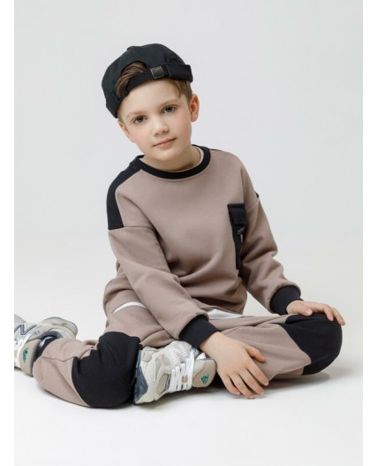 КР 302772/древесный к644 джемпер (свитшот)