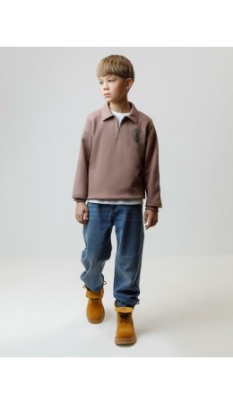 КР 302798/капучино 1312 к640 джемпер (свитшот)