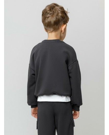 КР 302843/антрацитовый 3902 к594 джемпер (свитшот)