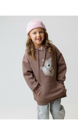 КР 302165/капучино 1312 к662 джемпер (худи)