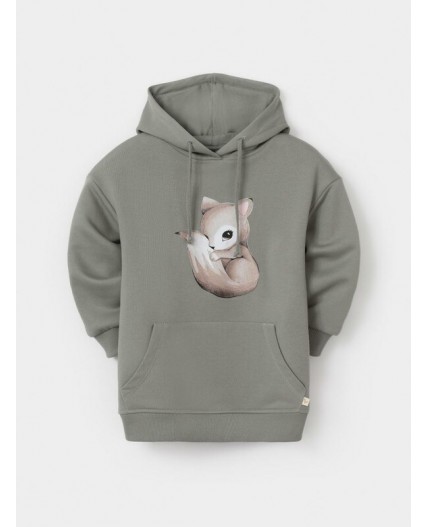 КР 302165/хаки 6206 к663 джемпер (худи)