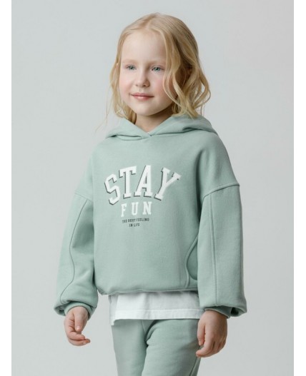 КР 302815/голубой прибой к635 джемпер (худи)