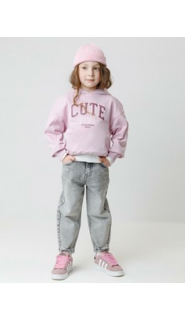 КР 302815/сиреневый 3206 к645 джемпер (худи)