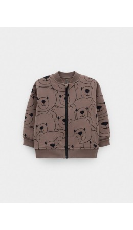 КР 302777/бразильский дуб,мишка к654 жакет (бомбер)