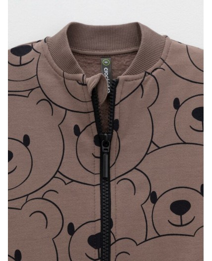 КР 302777/бразильский дуб,мишка к654 жакет (бомбер)