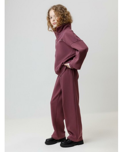 КР 302885/бордовый 1411 к653 жакет (бомбер)