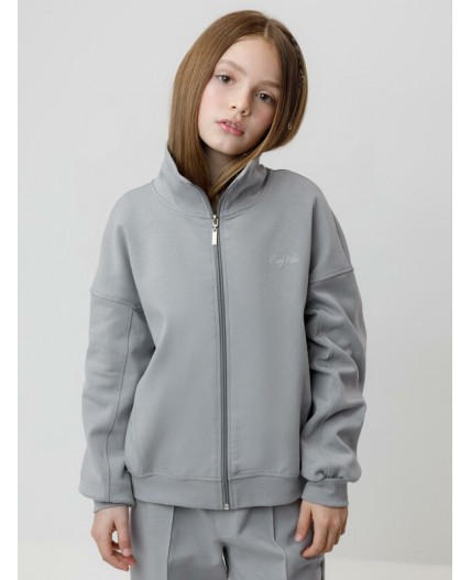 КР 302885/серый 3911 к655 жакет (бомбер)