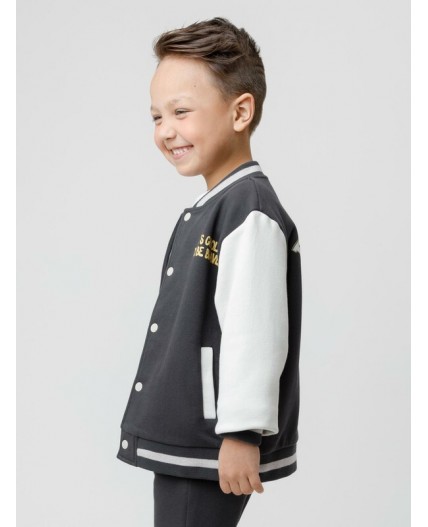 КР 302841/антрацитовый 3902 к590 жакет (бомбер)