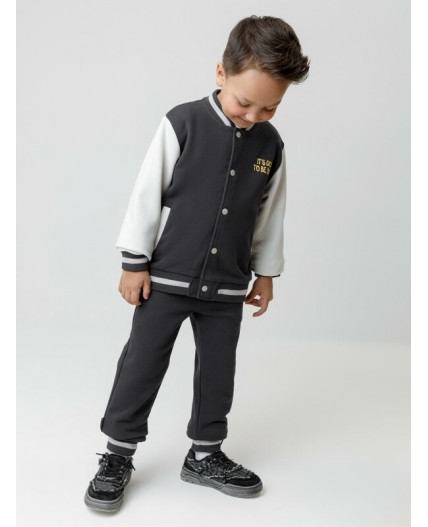 КР 302841/антрацитовый 3902 к590 жакет (бомбер)