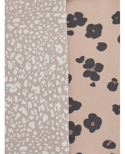 К 6444-2уп/тем.бежевый Н096,бежевый Н085.1 набор комбинезон (слип)