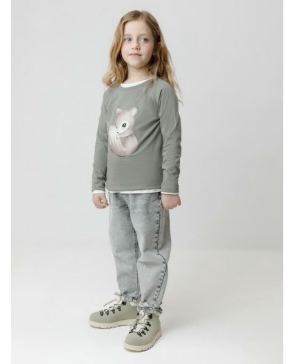 КР 302904/хаки 6206 к663 лонгслив (футболка дл.рукав)