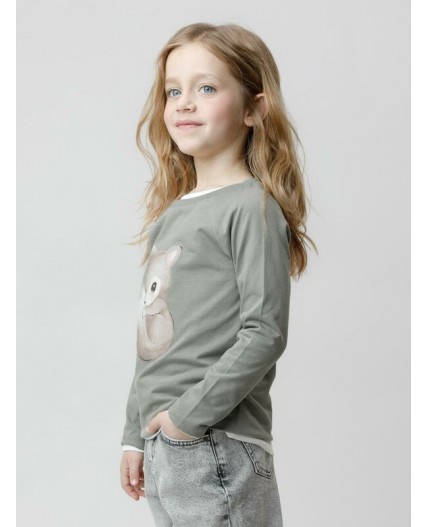 КР 302904/хаки 6206 к663 лонгслив (футболка дл.рукав)