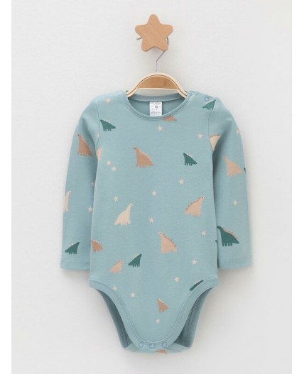 К 6087-2уп/голубой Н102,серо-голубой Н101 набор полукомбинезон (боди)