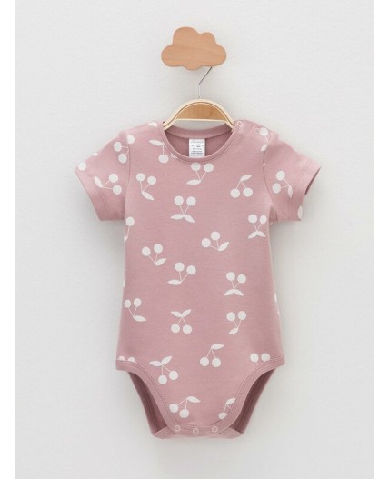 К 6073-2уп/лиловый Н067,розово-бежевый Н097 набор полукомбинезон (боди)