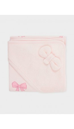 К 8500/бело-розовый Н095 (бантик) простынка