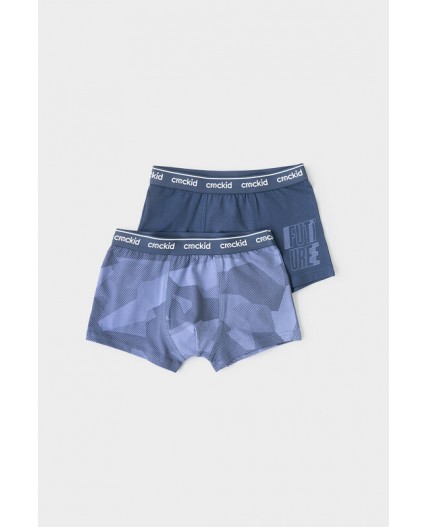 К 1967-2уп/грозовая туча,пыльно-голубой,геометрия набор трусы