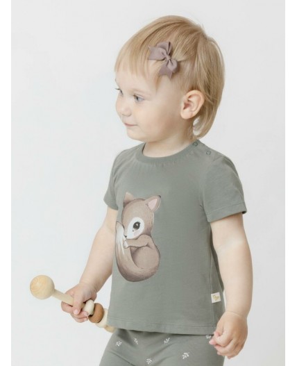 КР 302860/хаки 6206 к661 фуфайка (футболка)