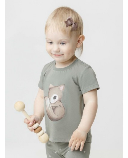 КР 302860/хаки 6206 к661 фуфайка (футболка)