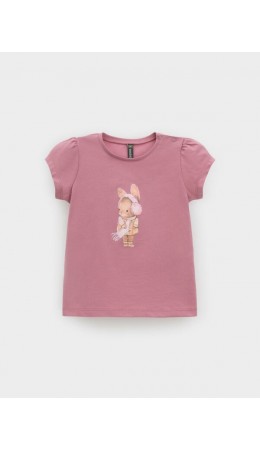 КР 302454/темно-розовый 1710 к641 фуфайка (футболка)