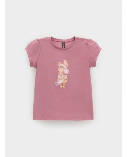 КР 302454/темно-розовый 1710 к641 фуфайка (футболка)