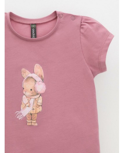 КР 302454/темно-розовый 1710 к641 фуфайка (футболка)