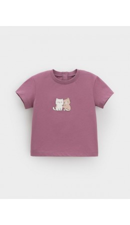 КР 302823/темная орхидея к589 фуфайка (футболка)