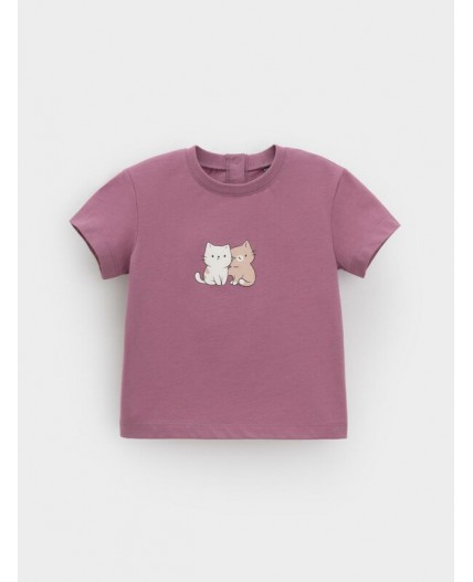 КР 302823/темная орхидея к589 фуфайка (футболка)