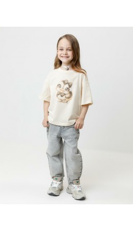 КР 302906/молочный 0809 к665 фуфайка (футболка)