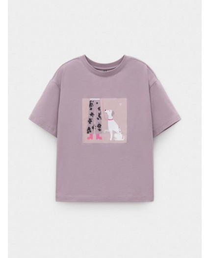 КР 302866/сиреневый 3304 к617 фуфайка (футболка)