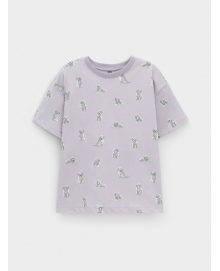 КР 302878/сиреневый 3710 Н090 к647 фуфайка (футболка)