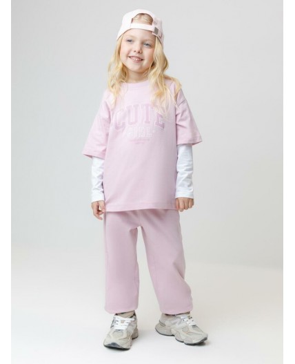 КР 302877/сиреневый 3206 к645 фуфайка (футболка)