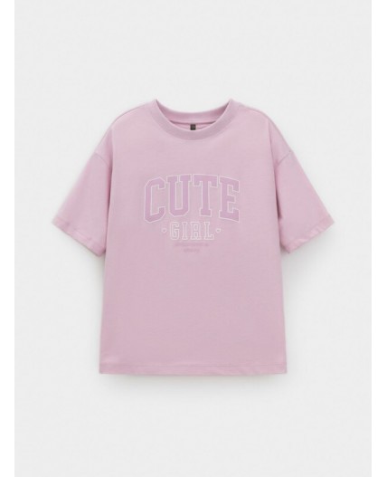 КР 302877/сиреневый 3206 к645 фуфайка (футболка)